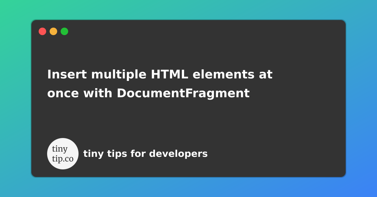 javascript create multiple html elements